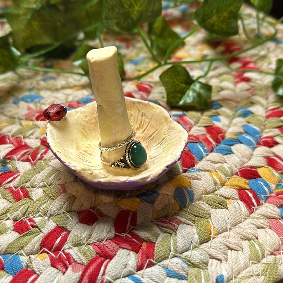 Other - Hand crafted mushroom ring holder